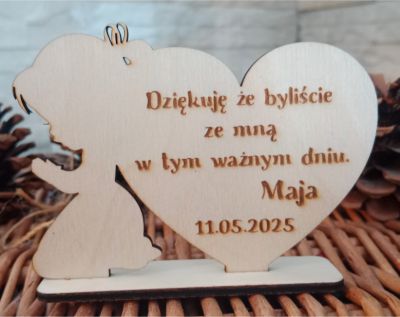 Podziękowanie I Komunia Święta Aniołek